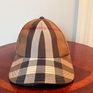 Burberry Giant Check Baseball Cap